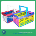 Cheap Plastic Folding Carrying Vegetable Baskets for Wholesale